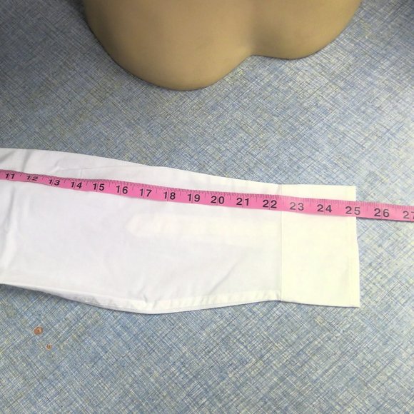 Tesla Motor Co Button Up Long Sleeve Shirt White Embroidered Logo Men's XL - Picture 8 of 8